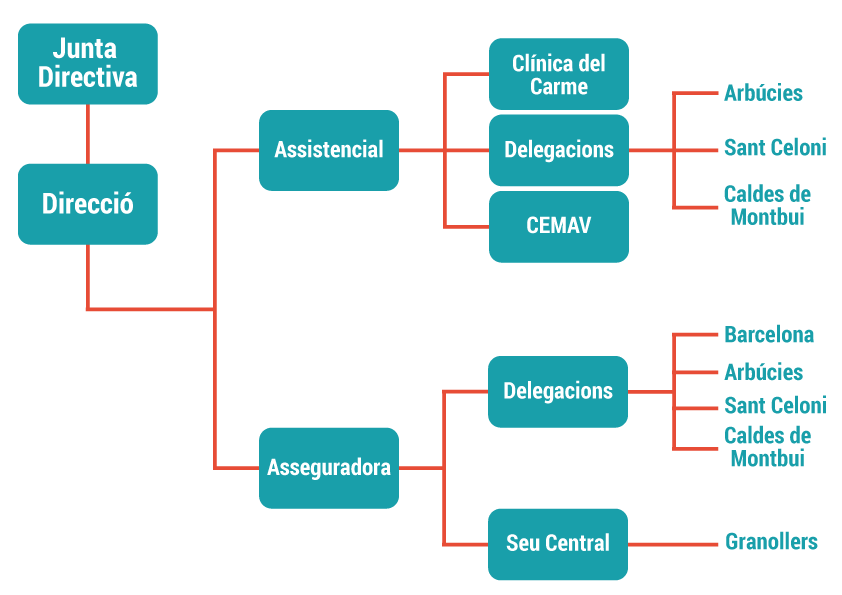 MÚTUA DE GRANOLLERS ORGANIGRAMA